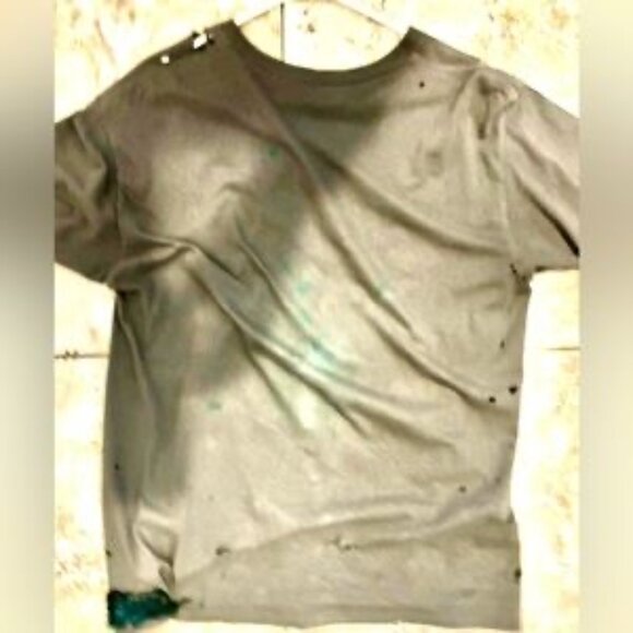 Kurt cobain nirvana face t distressed original rare hand painted brand new FREE - Picture 6 of 10